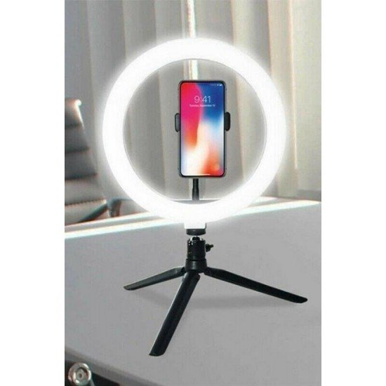 10inç 26cm Youtube Instagram Tiktok Selfie Stüdyo Video Fotoğraf Ring Light Tripod Led Halka Işık 10inç 26cm Youtube Instagram Tiktok Selfie Stüdyo Video Fotoğraf Ring Light Tripod Led Halka Işık