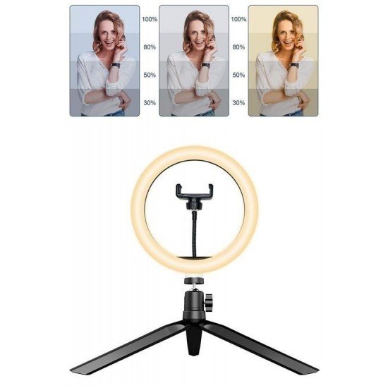 10inç 26cm Youtube Instagram Tiktok Selfie Stüdyo Video Fotoğraf Ring Light Tripod Led Halka Işık 10inç 26cm Youtube Instagram Tiktok Selfie Stüdyo Video Fotoğraf Ring Light Tripod Led Halka Işık