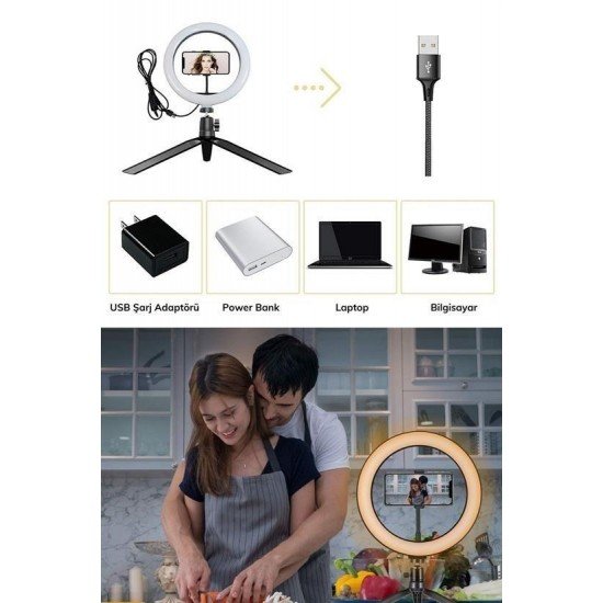 10inç 26cm Youtube Instagram Tiktok Selfie Stüdyo Video Fotoğraf Ring Light Tripod Led Halka Işık 10inç 26cm Youtube Instagram Tiktok Selfie Stüdyo Video Fotoğraf Ring Light Tripod Led Halka Işık