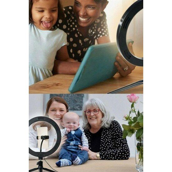 10inç 26cm Youtube Instagram Tiktok Selfie Stüdyo Video Fotoğraf Ring Light Tripod Led Halka Işık 10inç 26cm Youtube Instagram Tiktok Selfie Stüdyo Video Fotoğraf Ring Light Tripod Led Halka Işık