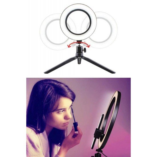 10inç 26cm Youtube Instagram Tiktok Selfie Stüdyo Video Fotoğraf Ring Light Tripod Led Halka Işık 10inç 26cm Youtube Instagram Tiktok Selfie Stüdyo Video Fotoğraf Ring Light Tripod Led Halka Işık