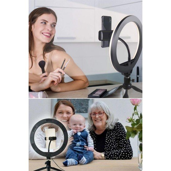 10inç 26cm Youtube Instagram Tiktok Selfie Stüdyo Video Fotoğraf Ring Light Tripod Led Halka Işık 10inç 26cm Youtube Instagram Tiktok Selfie Stüdyo Video Fotoğraf Ring Light Tripod Led Halka Işık