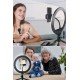 10inç 26cm Youtube Instagram Tiktok Selfie Stüdyo Video Fotoğraf Ring Light Tripod Led Halka Işık 10inç 26cm Youtube Instagram Tiktok Selfie Stüdyo Video Fotoğraf Ring Light Tripod Led Halka Işık