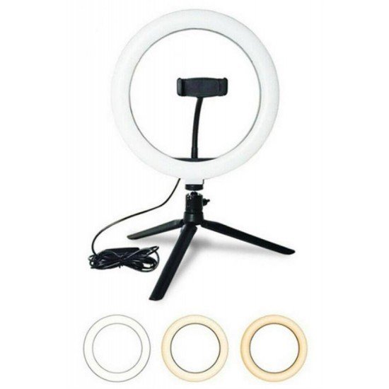 10inç 26cm Youtube Instagram Tiktok Selfie Stüdyo Video Fotoğraf Ring Light Tripod Led Halka Işık 10inç 26cm Youtube Instagram Tiktok Selfie Stüdyo Video Fotoğraf Ring Light Tripod Led Halka Işık