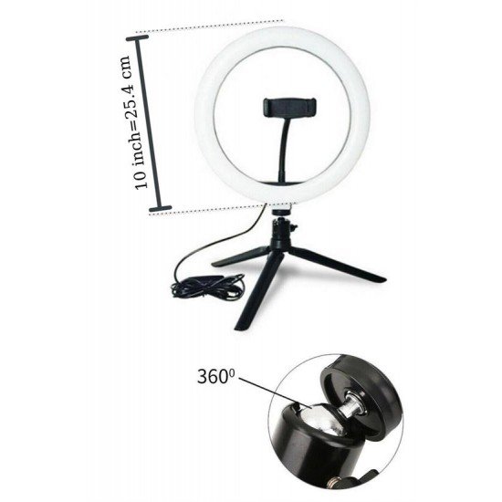 10inç 26cm Youtube Instagram Tiktok Selfie Stüdyo Video Fotoğraf Ring Light Tripod Led Halka Işık 10inç 26cm Youtube Instagram Tiktok Selfie Stüdyo Video Fotoğraf Ring Light Tripod Led Halka Işık