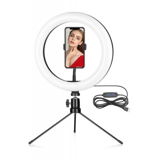10inç 26cm Youtube Instagram Tiktok Selfie Stüdyo Video Fotoğraf Ring Light Tripod Led Halka Işık 10inç 26cm Youtube Instagram Tiktok Selfie Stüdyo Video Fotoğraf Ring Light Tripod Led Halka Işık