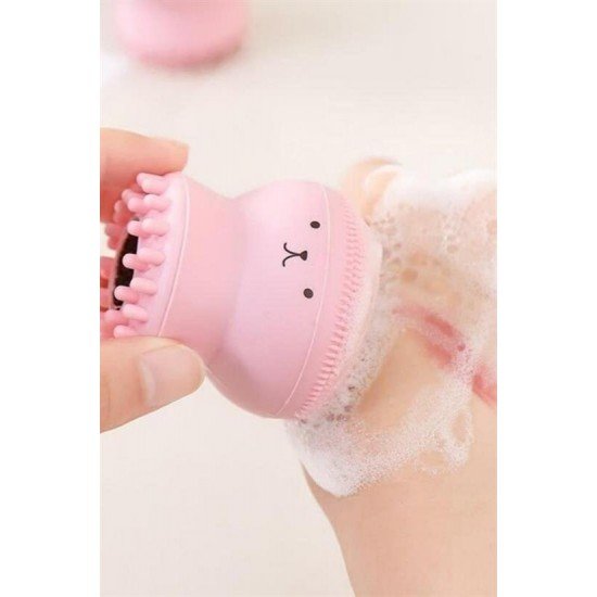 Peeling Etkili Mini El Yüz Cilt Temizleme Fırçası Silikon Temizlenmesi Kolay Siyah Nokta Giderici Peeling Etkili Mini El Yüz Cilt Temizleme Fırçası Silikon Temizlenmesi Kolay Siyah Nokta Giderici