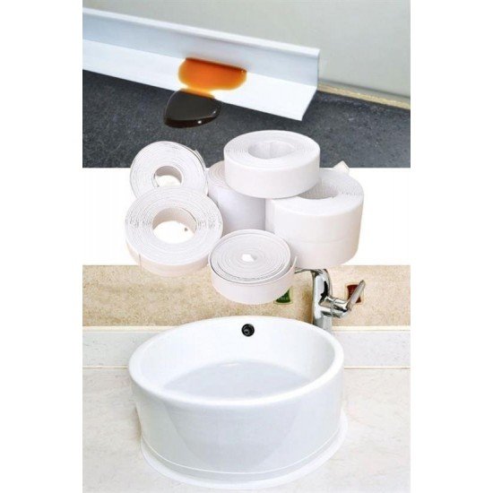 Su Sızdırmaz Banyo Mutfak Lavabo Küvet İzolasyon Şerit Bant Su Sızdırmaz Banyo Mutfak Lavabo Küvet İzolasyon Şerit Bant