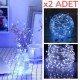 Pilli 5 metre Dekoratif Peri Led Beyaz Aydınlatma Süsleme Lambası
