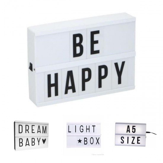 Sinematik Lightbox Dekorasyon Aydınlatma Aksesuarları (A5 Boyut) Sinematik Lightbox Dekorasyon Aydınlatma Aksesuarları (A5 Boyut)