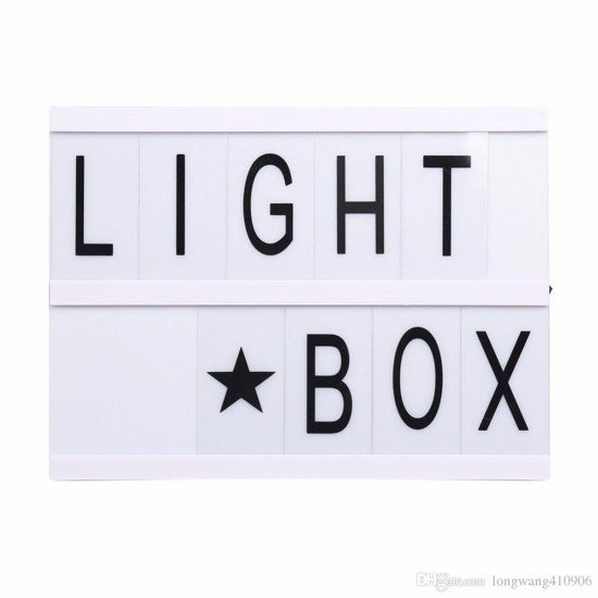Sinematik Lightbox Dekorasyon Aydınlatma Aksesuarları (A5 Boyut) Sinematik Lightbox Dekorasyon Aydınlatma Aksesuarları (A5 Boyut)