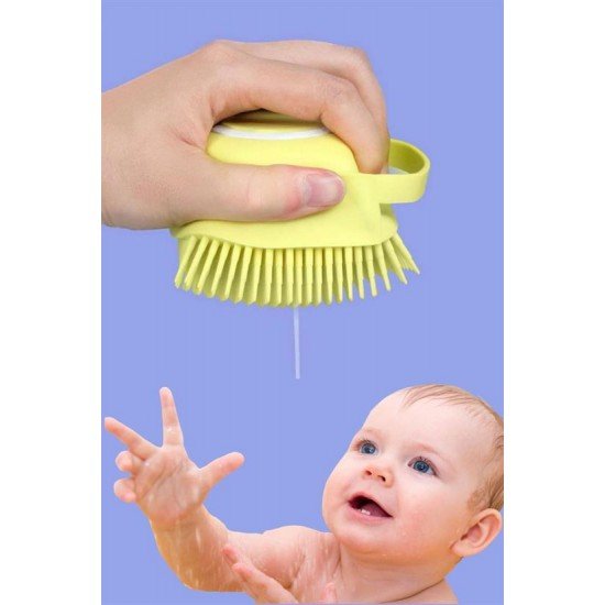 Yumuşak Silikon Malzemeli Esnek Jel Hazneli Masaj Fonksiyonlu Etkili Banyo Duş Kese Lifi 