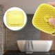 Yumuşak Silikon Malzemeli Esnek Jel Hazneli Masaj Fonksiyonlu Etkili Banyo Duş Kese Lifi 