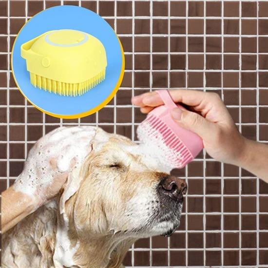 Yumuşak Silikon Malzemeli Esnek Jel Hazneli Masaj Fonksiyonlu Etkili Banyo Duş Kese Lifi 