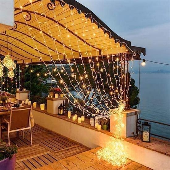 2x2 Metre 320 Led 8 Fonskiyonlu Dekoratif Led Günışığı Perde 2x2 Metre 320 Led 8 Fonskiyonlu Dekoratif Led Günışığı Perde