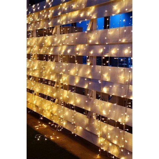 2x2 Metre 320 Led 8 Fonskiyonlu Dekoratif Led Günışığı Perde 2x2 Metre 320 Led 8 Fonskiyonlu Dekoratif Led Günışığı Perde