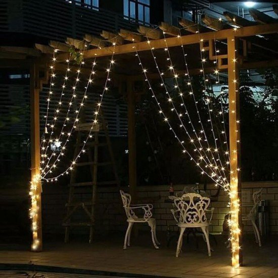 2x2 Metre 320 Led 8 Fonskiyonlu Dekoratif Led Günışığı Perde 2x2 Metre 320 Led 8 Fonskiyonlu Dekoratif Led Günışığı Perde
