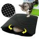 Kedi Tuvalet Önü Kum Toplayıcı Temizleyici Elekli Gri Paspas Kedi Tuvalet Önü Kum Toplayıcı Temizleyici Elekli Gri Paspas