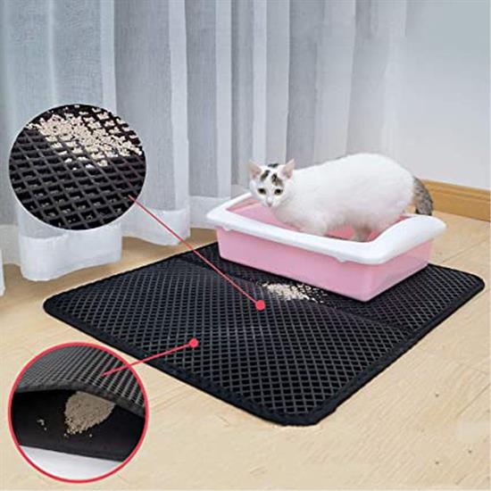 Kedi Tuvalet Önü Kum Toplayıcı Temizleyici Elekli Gri Paspas Kedi Tuvalet Önü Kum Toplayıcı Temizleyici Elekli Gri Paspas