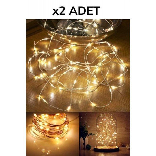 Peri Led Işık 28 Ledli  3 Metre Sarı Led Şerit Aydınlatma Spot Led