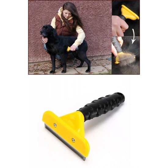 7 cm Kedi Köpek Tarağı Fırçası Tüy Alıcı Toplayıcı Tarak Fırça