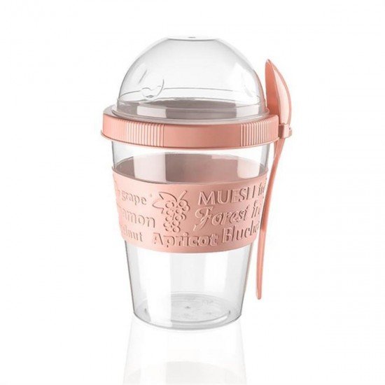 Taken Go Kapaklı Kaşıklı Pratik Taşınabilir Meyveli Yoğurt Kabı Taken Go Kapaklı Kaşıklı Pratik Taşınabilir Meyveli Yoğurt Kabı