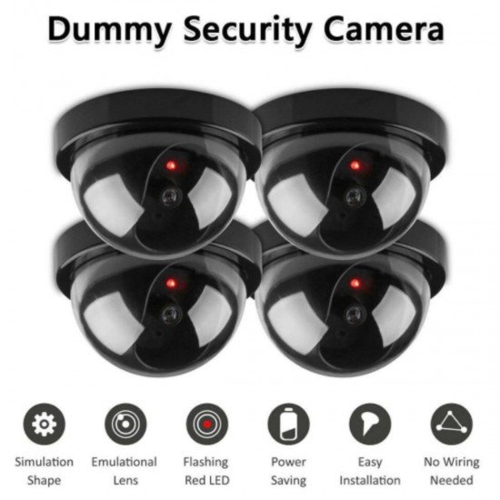 Gerçek Görünümlü Hareket Sensörlü Sahte Maket Güvenlik Kamerası