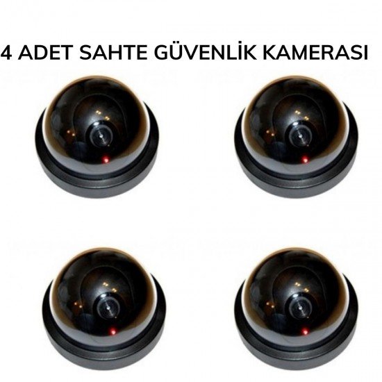 Gerçek Görünümlü Hareket Sensörlü Sahte Maket Güvenlik Kamerası