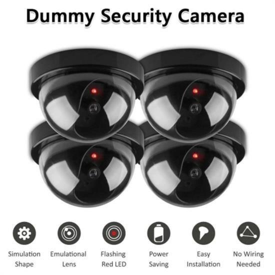 Gerçek Görünümlü Hareket Sensörlü Sahte Maket Güvenlik Kamerası