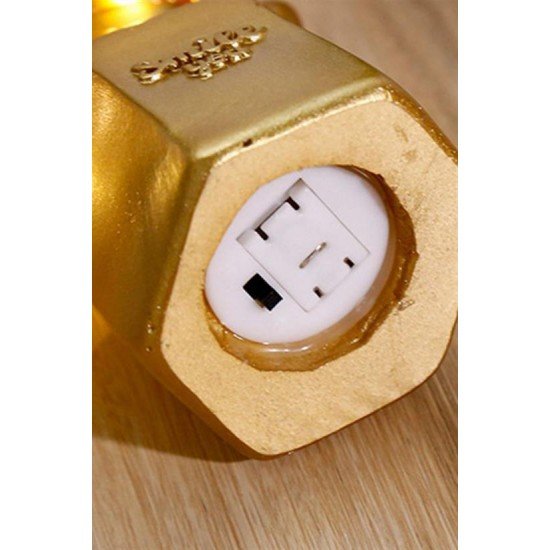 Led Işıklı Sevimli Kaktüs Dekoratif Masa Lambası Mini Biblo Gece Lambası-GOLD Led Işıklı Sevimli Kaktüs Dekoratif Masa Lambası Mini Biblo Gece Lambası-GOLD