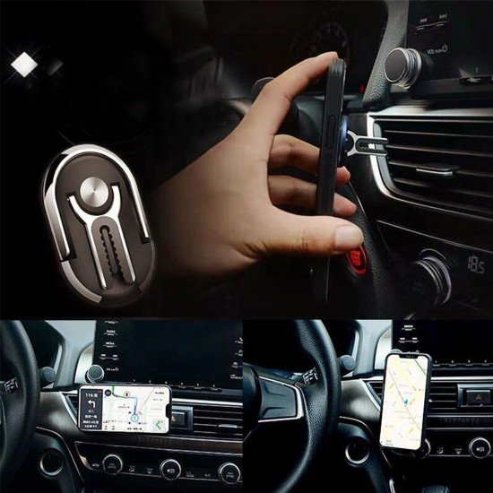 Araç İçi Mıknatıslı ve Izgara Telefon Tutucu