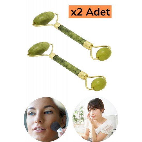 Yeşim Taşı Çift Taraflı Cilt Masaj Aleti Yeşim Taşı Çift Taraflı Cilt Masaj Aleti
