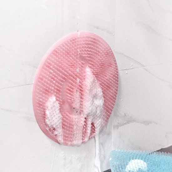 Silikon Fırçalı Banyo Masaj Matı ve Ayaklar için Topuk Masaj Paspası Silikon Fırçalı Banyo Masaj Matı ve Ayaklar için Topuk Masaj Paspası