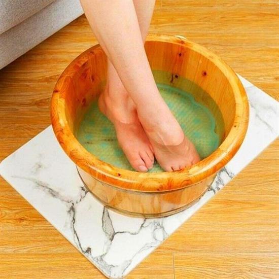 Silikon Fırçalı Banyo Masaj Matı ve Ayaklar için Topuk Masaj Paspası Silikon Fırçalı Banyo Masaj Matı ve Ayaklar için Topuk Masaj Paspası