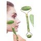Çift Taraflı 2li Cilt Yüz Masaj Aleti Jade Roller Yeşim  Taşı Seti