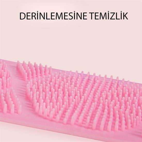 Çift Taraflı Banyo Hamam Lifi Silikon Masajlı Yumuşak Duş Lifi Uzun Ömürlü Hazır Banyo Kesesi Çift Taraflı Banyo Hamam Lifi Silikon Masajlı Yumuşak Duş Lifi Uzun Ömürlü Hazır Banyo Kesesi