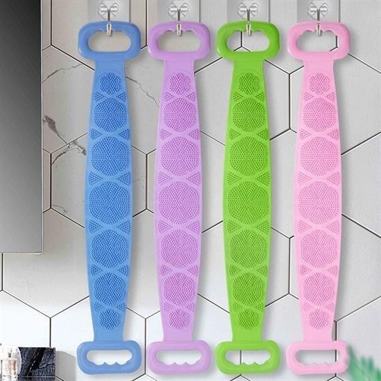 Çift Taraflı Banyo Hamam Lifi Silikon Masajlı Yumuşak Duş Lifi Uzun Ömürlü Hazır Banyo Kesesi Çift Taraflı Banyo Hamam Lifi Silikon Masajlı Yumuşak Duş Lifi Uzun Ömürlü Hazır Banyo Kesesi