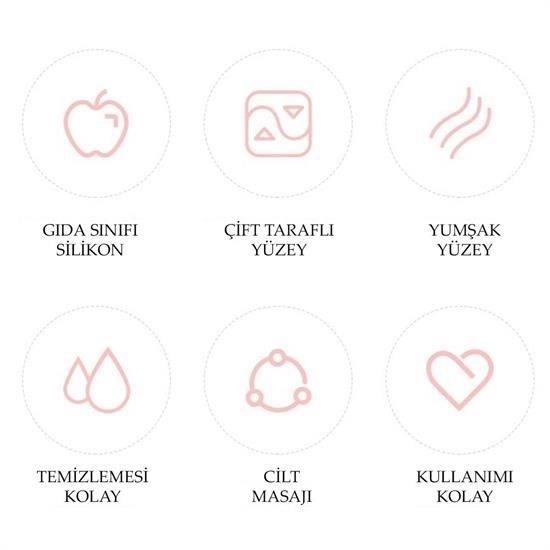 Çift Taraflı Banyo Hamam Lifi Silikon Masajlı Yumuşak Duş Lifi Uzun Ömürlü Hazır Banyo Kesesi Çift Taraflı Banyo Hamam Lifi Silikon Masajlı Yumuşak Duş Lifi Uzun Ömürlü Hazır Banyo Kesesi