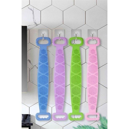 Çift Taraflı Banyo Hamam Lifi Silikon Masajlı Yumuşak Duş Lifi Uzun Ömürlü Hazır Banyo Kesesi Çift Taraflı Banyo Hamam Lifi Silikon Masajlı Yumuşak Duş Lifi Uzun Ömürlü Hazır Banyo Kesesi