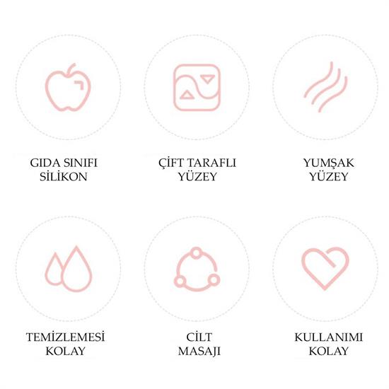 Çift Taraflı Banyo Hamam Lifi Silikon Masajlı Yumuşak Duş Lifi Uzun Ömürlü Hazır Banyo Kesesi Çift Taraflı Banyo Hamam Lifi Silikon Masajlı Yumuşak Duş Lifi Uzun Ömürlü Hazır Banyo Kesesi