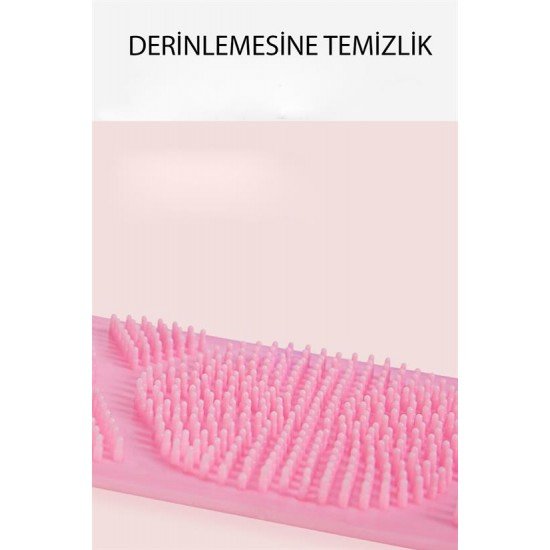 Çift Taraflı Banyo Hamam Lifi Silikon Masajlı Yumuşak Duş Lifi Uzun Ömürlü Hazır Banyo Kesesi Çift Taraflı Banyo Hamam Lifi Silikon Masajlı Yumuşak Duş Lifi Uzun Ömürlü Hazır Banyo Kesesi