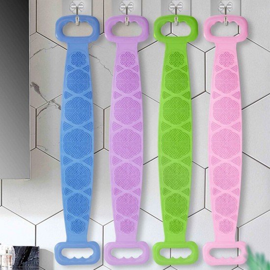 Çift Taraflı Banyo Hamam Lifi Silikon Masajlı Yumuşak Duş Lifi Uzun Ömürlü Hazır Banyo Kesesi Çift Taraflı Banyo Hamam Lifi Silikon Masajlı Yumuşak Duş Lifi Uzun Ömürlü Hazır Banyo Kesesi