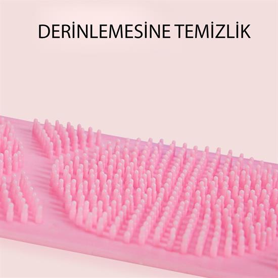 Çift Taraflı Banyo Hamam Lifi Silikon Masajlı Yumuşak Duş Lifi Uzun Ömürlü Hazır Banyo Kesesi Çift Taraflı Banyo Hamam Lifi Silikon Masajlı Yumuşak Duş Lifi Uzun Ömürlü Hazır Banyo Kesesi