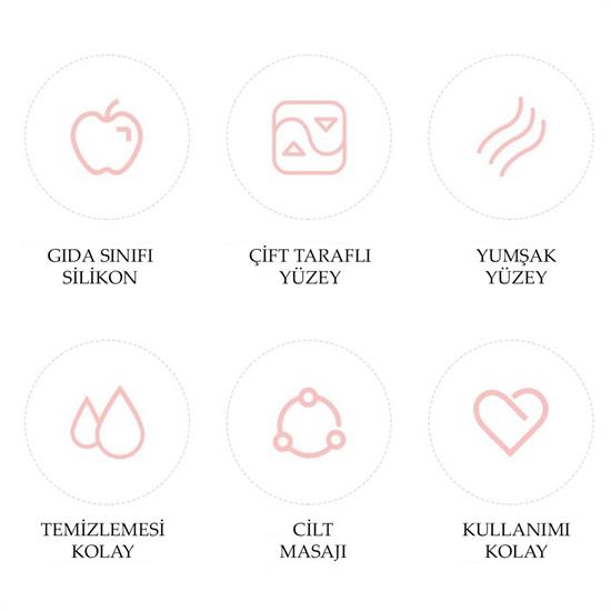 Çift Taraflı Banyo Hamam Lifi Silikon Masajlı Yumuşak Duş Lifi Uzun Ömürlü Hazır Banyo Kesesi Çift Taraflı Banyo Hamam Lifi Silikon Masajlı Yumuşak Duş Lifi Uzun Ömürlü Hazır Banyo Kesesi