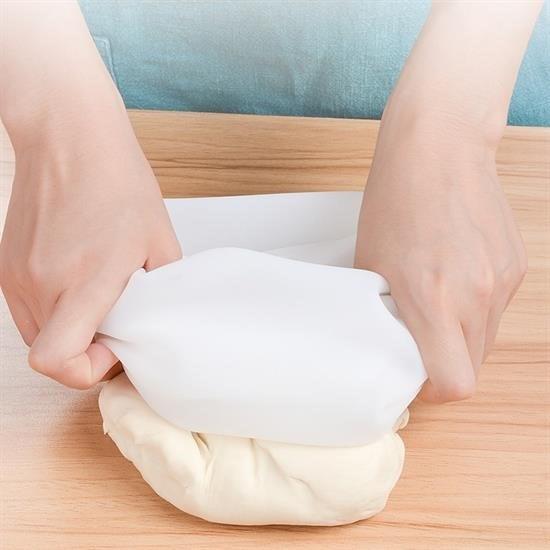 Orta Hamur Torbası Silikon Şeffaf Hamur Yoğurma Torbası Ekmek Makarna Mantı Hamuru Kolay Yoğurma Orta Hamur Torbası Silikon Şeffaf Hamur Yoğurma Torbası Ekmek Makarna Mantı Hamuru Kolay Yoğurma