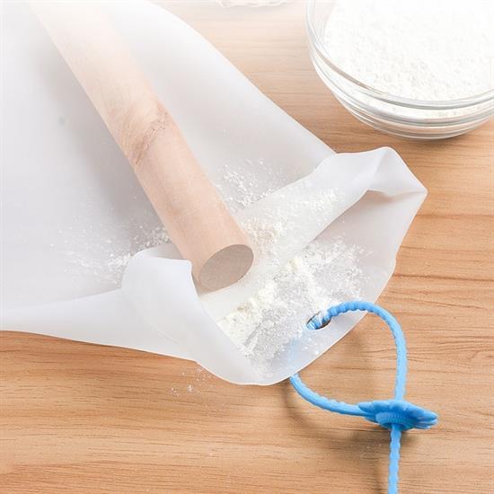Orta Hamur Torbası Silikon Şeffaf Hamur Yoğurma Torbası Ekmek Makarna Mantı Hamuru Kolay Yoğurma Orta Hamur Torbası Silikon Şeffaf Hamur Yoğurma Torbası Ekmek Makarna Mantı Hamuru Kolay Yoğurma