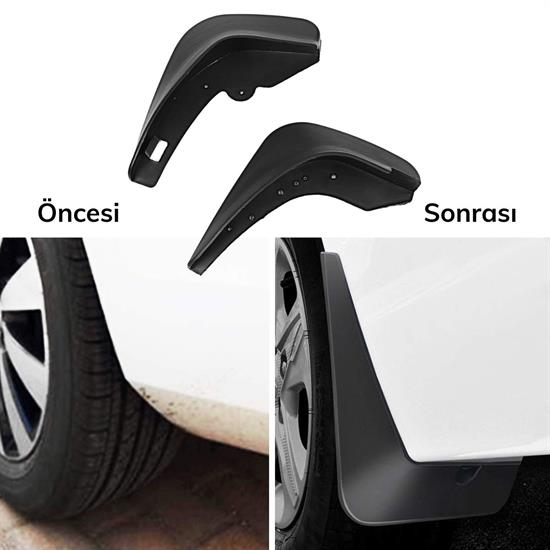 2 Adet Ön veya Arkaya Uygun Çamur Önleyici Paçalık 32 x19 cm 2 Adet Ön veya Arkaya Uygun Çamur Önleyici Paçalık 32 x19 cm
