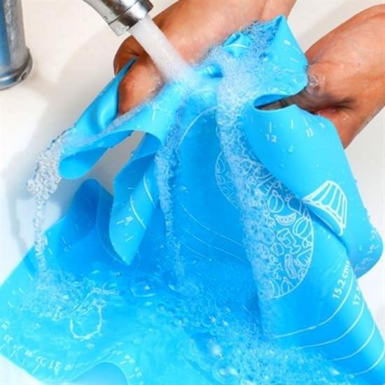 40*50 cm Silikon Ölçekli Kullanımı Kolay Hamur Açma Matı Ekmek Mantı Makarna Hamuru Yoğurma  Matı