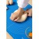40*50 cm Silikon Ölçekli Kullanımı Kolay Hamur Açma Matı Ekmek Mantı Makarna Hamuru Yoğurma  Matı