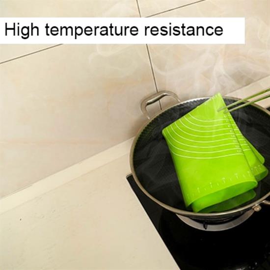 40*50 cm Silikon Ölçekli Kullanımı Kolay Hamur Açma Matı Ekmek Mantı Makarna Hamuru Yoğurma  Matı